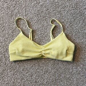 h&m yellow bikini top